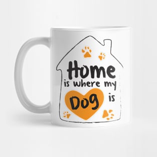 Home is where my dog is Mug